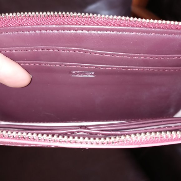 Coach Ashley Wristlet Wristlet Cursive Coach Logo - Picture 4 of 5